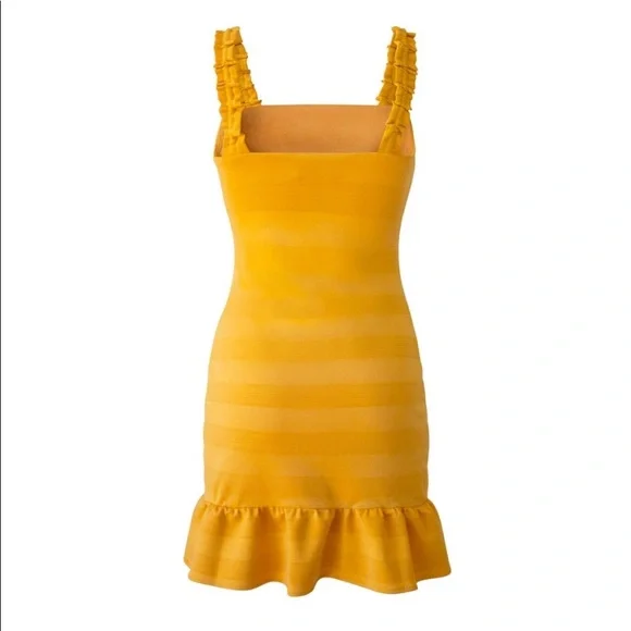 Bcbgeneration Knit Ruffled Mini Dress - Picture 2 of 3